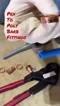 PEX to Polybutylene Pipe Crimp Fittings USE THEM? ‪@TappPlumbing‬ #ForrestGumpDoesPlumbing
