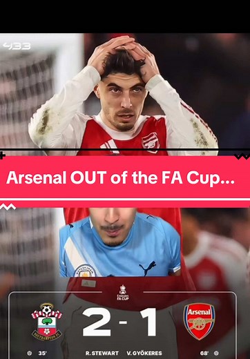 Arsenal Crashes Out of FA Cup vs. Southampton