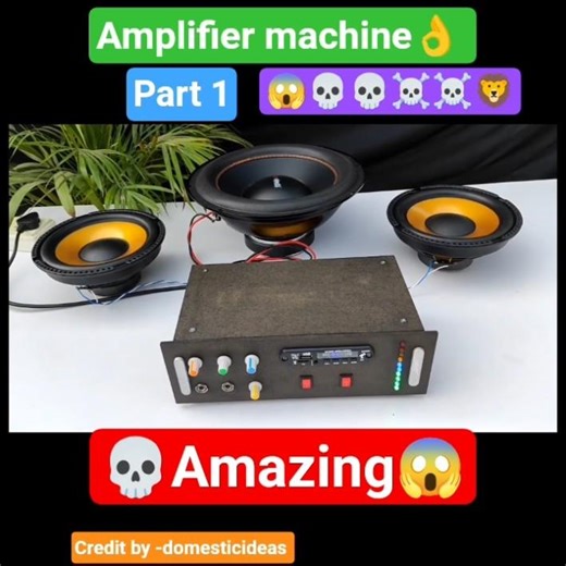 🔥 Amplifier Machine Making At Home | PART 1 😱#diy #viral #shortsfeed #shorts #soundsystem