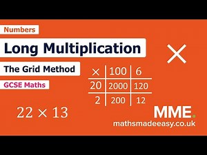 Numbers - Long Multiplication (Video 2)