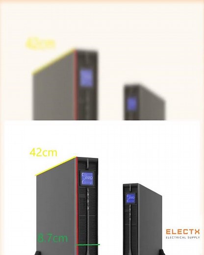 Kehua Tech 1000VA UPS True On-Line Double Conversion Input 120-295V AC Output Voltage 220V AC 8x ...
