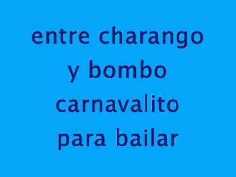 Carnavalito (letra)