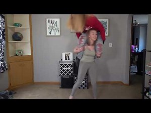Smaller girl lifts around a bigger man and has fun #liftaguychallenge