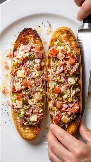 The Chopped Italian Sandwich 🥪🔪 5-Minute Meal