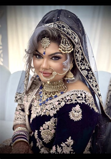 Elegant Nikah Makeup and Henna for Yasmine Asia