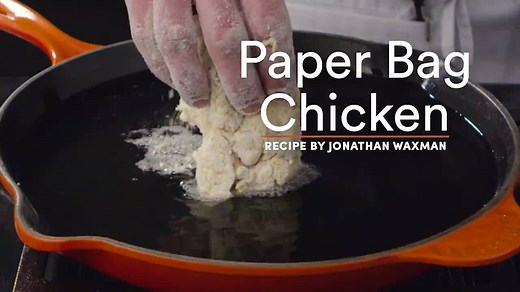 The coolest thing about this fried chicken?! You can make it in a paper bag. (via Panna Cooking) Recipe by Chef Jonathan Waxman: http://hubs.ly/H02XmF30 | Refinery29