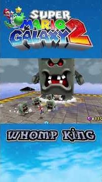 WHOMP KING BOSS FIGHT - Super Mario Galaxy 2 #mario #bossfight