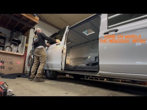 Building a tiny home Mercedes Metris camper conversion