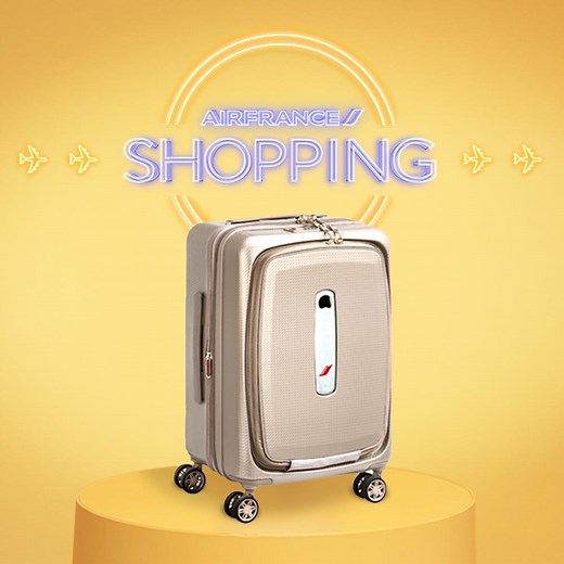 Facilitez vos voyages avec la nouvelle valise Delsey. Si chic et tellement pratique ! A découvrir parmi 200 articles sur Air France Shopping. | Air France