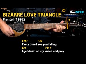 Bizarre Love Triangle - Frente! (1992) Guitar Chords Tutorial with Lyrics