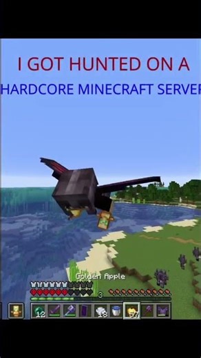 I Got Hunted on a HARDCORE Minecraft Server