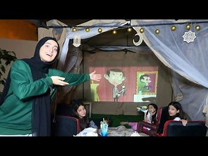 حولت الخيمة لسينما🍿😱!! اخواتي انجنوا