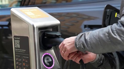 Columbia Heights EV charging station unveiled – and criticized over parking space