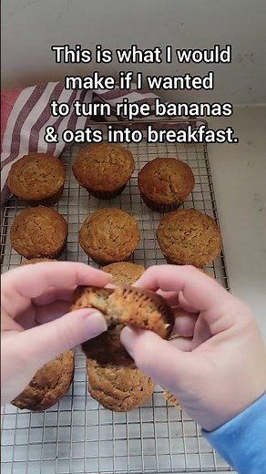 Banana Oat Muffins