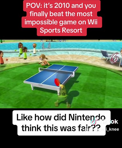 Conquering the Impossible: Wii Sports Resort Table Tennis Victory