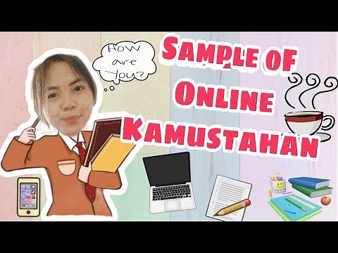 Sample of Online Kamustahan