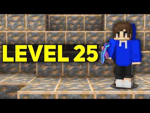I REACHED Level 25 in Minecraft Prison | Cosmic Prisons