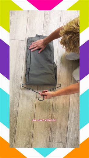 Kmart New Zealand on Instagram: "Take notes because THIS is how you fold your pants and jeans👖 using our $2.25 pack of 12 hangers! #KmartNZ #KmartFinds"