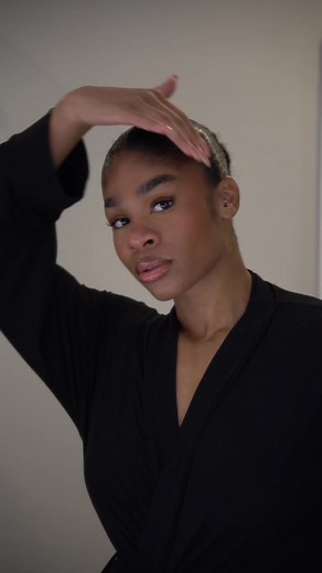 How to Create a Slick Back Bun on Curly Hair Tutorial