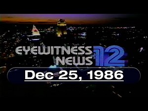 WKRC "Eyewitness 12 News" - December, 25 1986