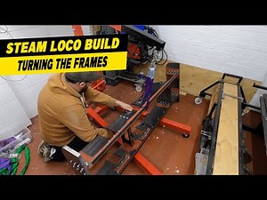 Turning the frames - EP11 - 7.25" Gauge Steam Locomotive Build.