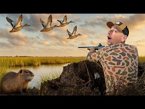 Hunting Ducks and Nutria In the Louisiana Marsh ( Catch and Cook )