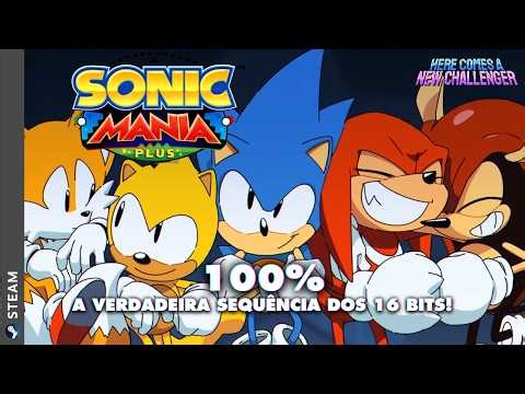 SONIC MANIA PLUS (Steam): a verdadeira continuação dos 16 bits! | 100% do game