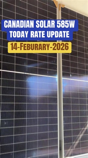 Canadian solar today Price All Solar Panels Rate UpDate Solar Panel Rate today Canadian Solar Panel Today Rate Jinko Solar Panel Today Rate CANADIAN 585W TODAY RATE UPDATE Solar panel price 2026 solar panel rate today solar panel price 2026 today solar inverter price todaysolar plate price todaysolar system installation Solar Panel Rate today Solar Panel Rate 2026 Solar Panel Today Rate JINKO SOLAR 585W TODAY RATE UPDATE UpdateCanadian Solar Rate 2026 JINKO Solar Panel Rate 2026 Solar Panel late