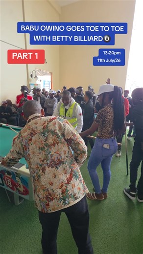WHO WILL WIN? PART 1: BABU OWINO GOES TOE TO TOE WITH BETTY BILLIARD🎱