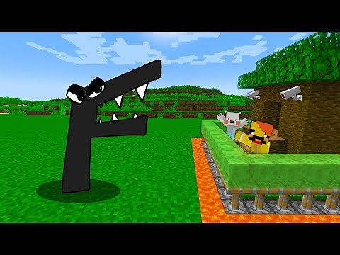 알파벳 괴물"F" VS 최강보안 집 [몬스터막기] Alphabet Lore VS Best Security House