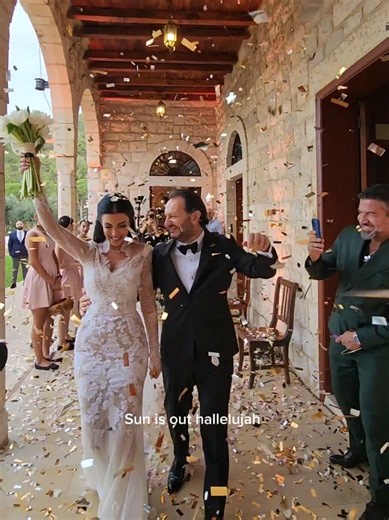 Behind every beautiful ceremony is a love story worth celebrating ✨! #lebaneseweddings #church #ceremony #christian #viral