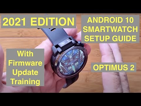 Android 10 Smartwatch Initial Setup Guide (with Factory Data Reset) featuring the Kospet Optimus 2