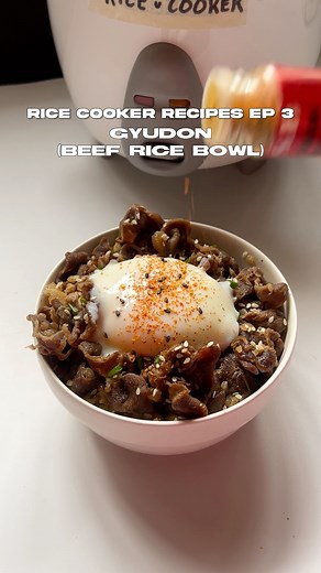 5K views · 20 reactions | Gyudon in your rice cooker! :) | Chelsea Quiambao | Facebook
