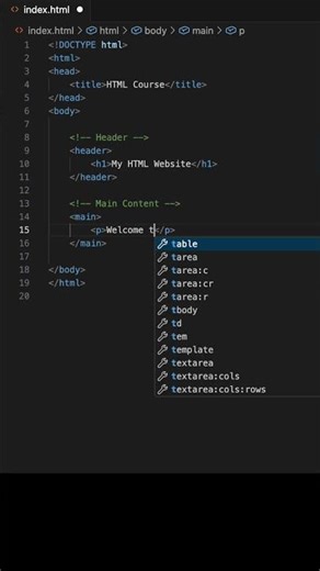 HTML Semantic Tags Basics #html #coding #developer #techtips