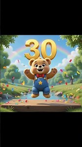 Sevimli Ayıcık BOMU ile 20'den 30'a Kadar Sayıyor Bakalım sayabilecek mi? 🐻🔢 Eğitici Çocuk Videoları