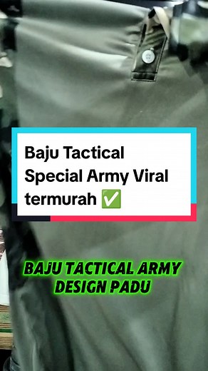 Baju Tactical special Army 07 design mantap selesa sesuai aktiviti outdoor #bajutshirtberkolar #bajumurahviral #bajutactical #tshirtmurah #tshirtviral #jerseymurahcantikberkualiti #readystockmalaysia🇲🇾 #tiktokmalaysia🇲🇾