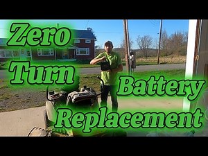 Zero Turn Lawnmower Battery Replacement