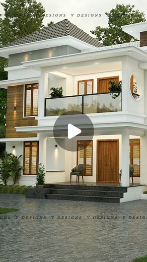 Vishnu Ravindran V Designs on Instagram: "4Bhk home Design 🏡 details 👇🏻 Designer : @vishnu_ravindran_v_designs_ 🔴 SUBSCRIBE & wait For More Exclusive Designs & Floor Plan Layouts... Cleint : Jaison , wadakancheri 2900 Sqft 4 bhk Aprox : 90 Lakhs . follow more 👉 @vishnu_ravindran_v_designs_ #kerala #keralahomes #keralahomedesigns #budgethomes #budgethome #smallhome #homedesign #homeconcept #vanithaveedu #veedu #homeconcept #interiordesign #budgethomes #budg