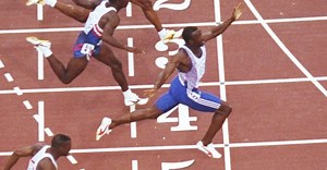 Barcelona 1992 - Christie wins the 100m final