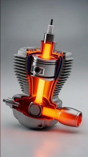 How a Single-Cylinder Bike Engine Works – The Real Magic Inside! 🏍️✨ #BikeEngine #SingleCylinder