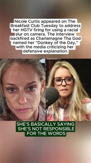 Nicole Curtis Gets "Donkey of the Day" After Breakfast Club Interview Fail