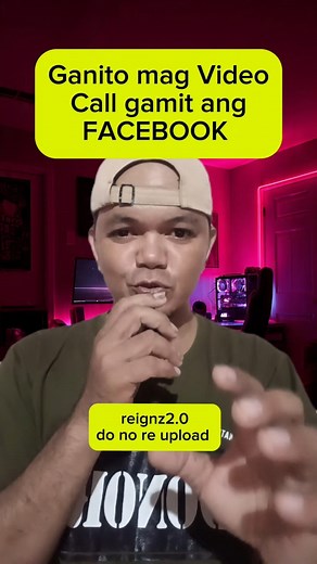 83K views · 1.7K reactions | Ganito e VIDEO CALL ang friend gamit ang Facebook 藍樂 #reignz20 #fypageシ #tutorial @topfans | Reignz2.0 | Facebook