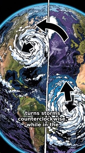How Earth's Spin Shapes Storms: The Coriolis Effect Explained