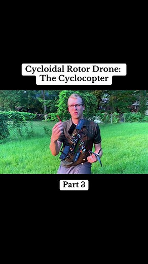 Cycloidal Rotor Drone: The Cyclocopter #cyclocopter #cycloidal #rotor #dronechallenge #aircraftmechanic #fyp