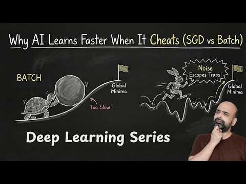 Why AI Learns Faster When It Cheats (SGD vs Batch) | Deep Learning Series
