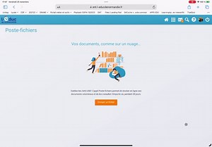 Téléverser un fichier avec Poste-fichier de l’ENT NEO