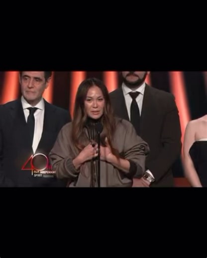 Megan Park on Instagram: "the indie spirits was truly a night i’ll never forget. no, for real for real. feeling the genuine love for our movie and being nominated alongside filmmakers who made me wanna make movies was insane. watching @maisystella win breakout star, couldn’t stop crying. proud is an understatement. extra special moment was the totally unexpected shout out when @anorafilm won best picture and the producer @sammylquan showed our film so much love in her acceptance speech. it left