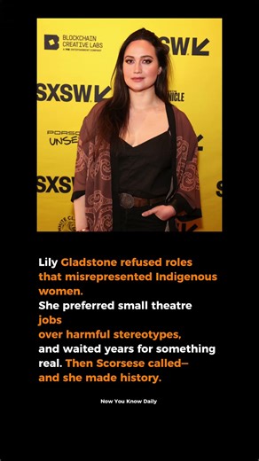 THE FIRE LILY GLADSTONE BROUGHT TO HOLLYWOOD