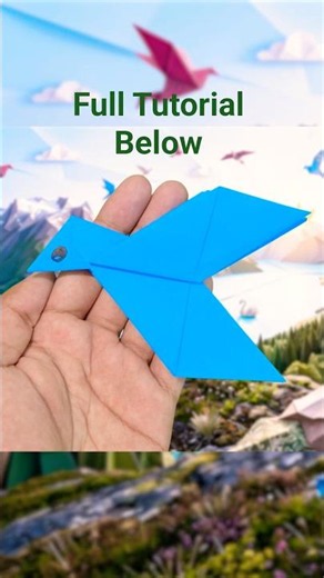 This Paper Bird Actually Looks Real 🐦✨