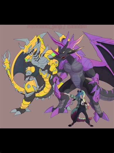 Paid Artwork of Orchid and Leonidas Characters